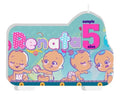 Vela De Cumpleaños The Bellies Niñas  Personalizada