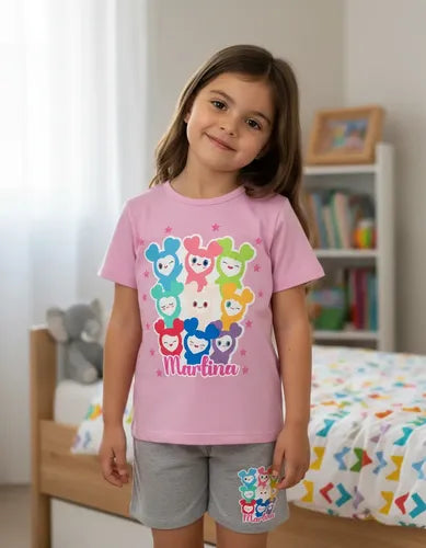 Pijama Twice K Pop Personalizado Niña Algodón