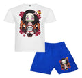 Pijama Corto Niñas Algodon Nezuko Demon Slayer