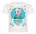 Polera Everest Paw Patrol Estampado Permanente Regalo  Blanco 1-12 Liso