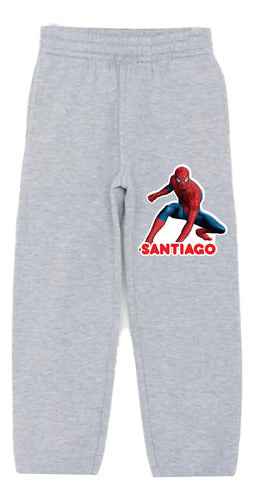 Buzo Spiderman Poleron Pantalon Personalizado Niños