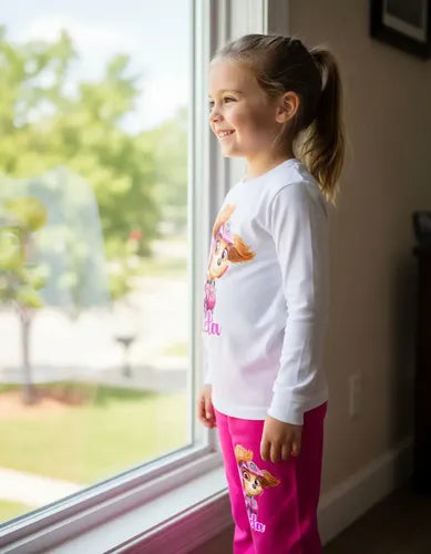 Pijama Largo Skye Paw Patrol Película Niñas Personalizado