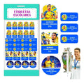 Etiquetas Escolares Personalizadas Ronaldo Utiles Ropa