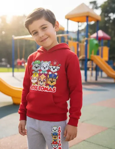 Buzo Paw Patrol Poleron Pantalon Niños Conjunt