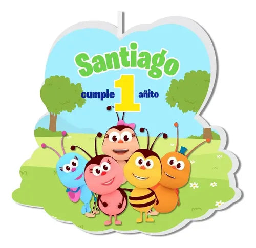 Vela De Cumpleaños Leo El Camión Niños Personalizada