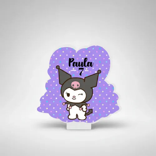 Vela De Cumpleaños Kuromi Personalizada