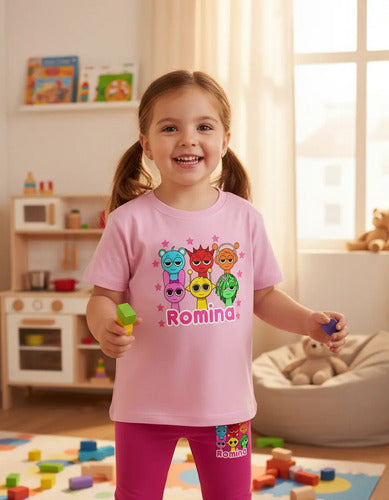 Polera Calza Larga Sprunki Niña Personalizado