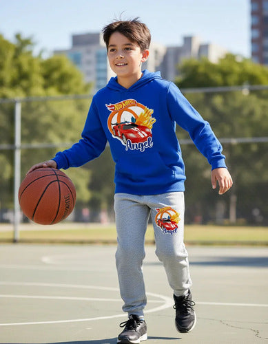 Buzo Hot Wheels Poleron Pantalon Personalizado Niños