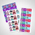 Etiquetas Escolares Personalizadas Huntrix Guerreras K Pop