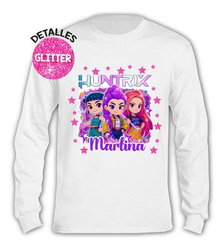 Pijama Largo Huntrix Demon Hunter K Pop Personalizado