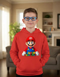 Polerón Canguro Super Mario Bros Personalizado Niños