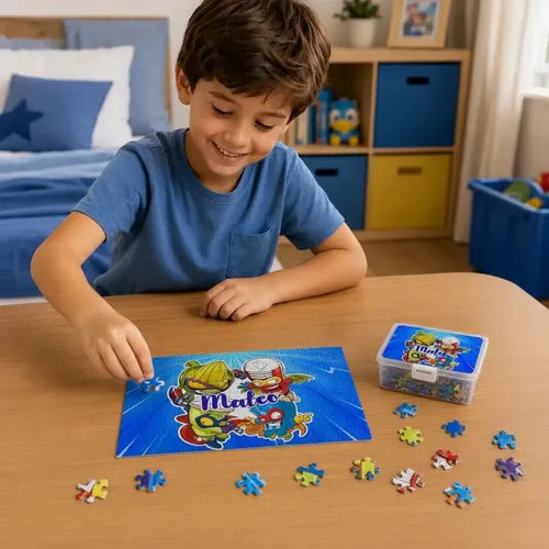 Puzzle Rompecabezas Personalizado Super Zing Regalo Niños