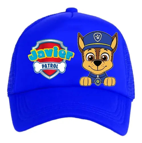 Jockey Chase Paw Patrol Niños Personalizado 2 Azul Talla Niños