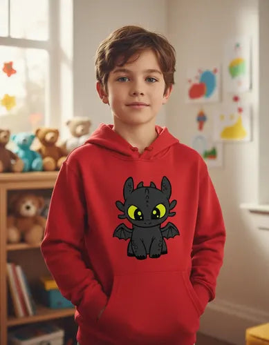 Polerón Canguro Algodón Niños Chimuelo Como Entrenar Dragón