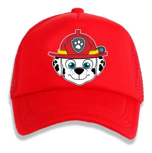 Jockey Gorro Niños Marshall Paw Patrol Regalo Navidad Rojo