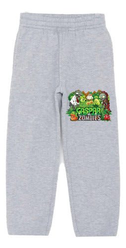 Buzo Plantas Vs Zombies Poleron Pantalon Personalizado Niños