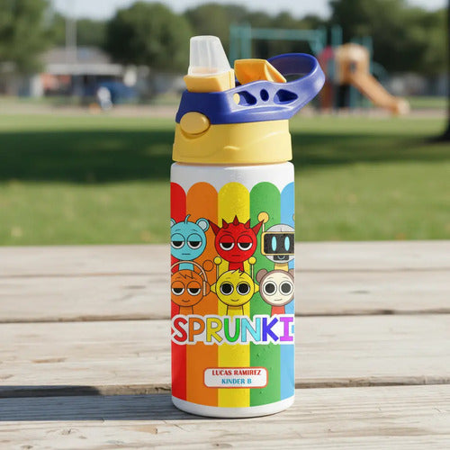 Botella Agua Colegio Sprunki Personalizada Niños