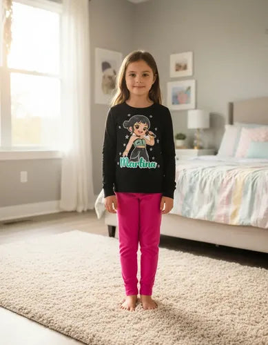 Pijama Largo Zoey Huntrix Demon Hunter K Pop Personalizado