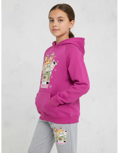 Buzo Animales Safari Pantalon Poleron Personalizado Niñas
