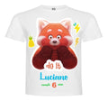 Polera Red Turning Red Cumpleaños Personalizada Algodon D3
