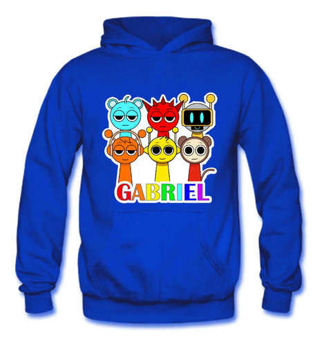 Polerón Canguro Sprunki Personalizado Niños