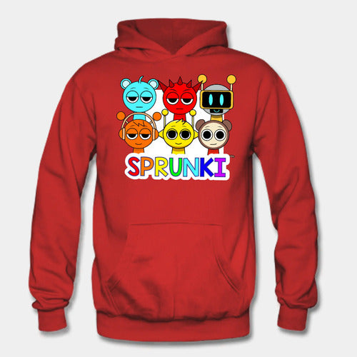 Polerón Canguro Algodón Niños Sprunki Roblox