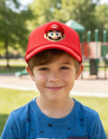 Jockey Gorro Niños Mario Bros Cara Regalo Navidad Rojo 2-12