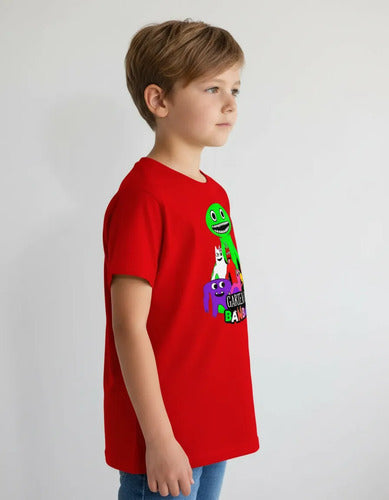 Polera Color Algodón 100% Niños Garten Of Banban 2 Roblox