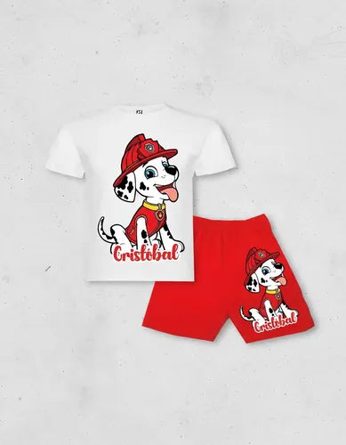 Pijama Marshall Paw Patrol Personalizado 3 Niños100%algodón