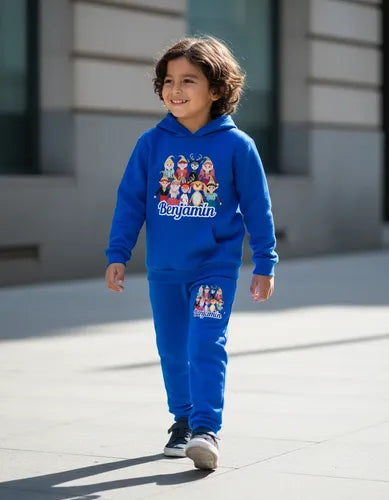 Poleron Pantalón Buzo Duendes Mágicos Personalizado Conjunto Deportivo