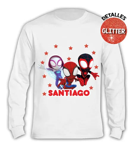 Pijama Largo Spidey Niño Personalizado Algodón