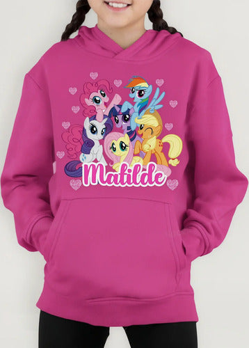 Polerón My Little Pony  Personalizado Algodón Niñas