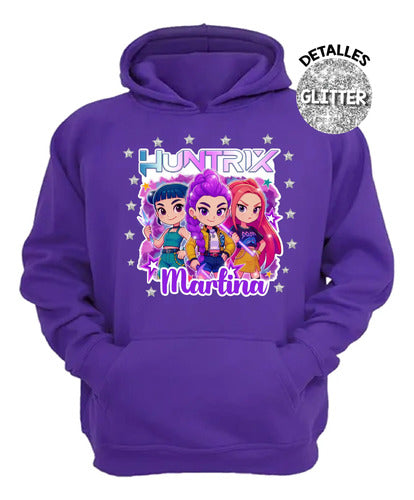 Buzo Huntrix Demon Hunters K Pop Personalizado D1
