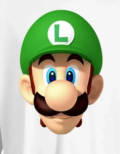 Camiseta Polar Manga Larga Polera Niño Luigi Bros