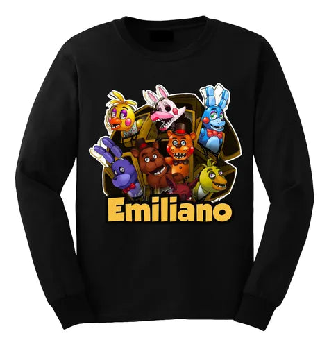 Pijama Largo Five Nights At Freddy S Algodón Personalizado