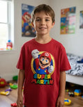 Polera Super Mario Bros Personalizada Niños Algodón100%