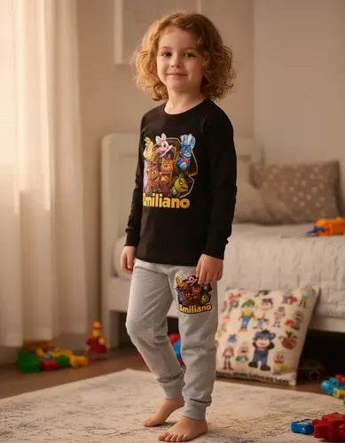 Pijama Largo Five Nights At Freddy S Algodón Personalizado