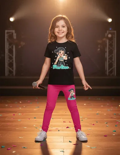 Polera Calza Zoey Huntrix Demon Hunters K Pop Personalizado