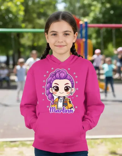 Polerón Rumi Huntrix Demon Hunters K Pop Personalizado Niñas D1