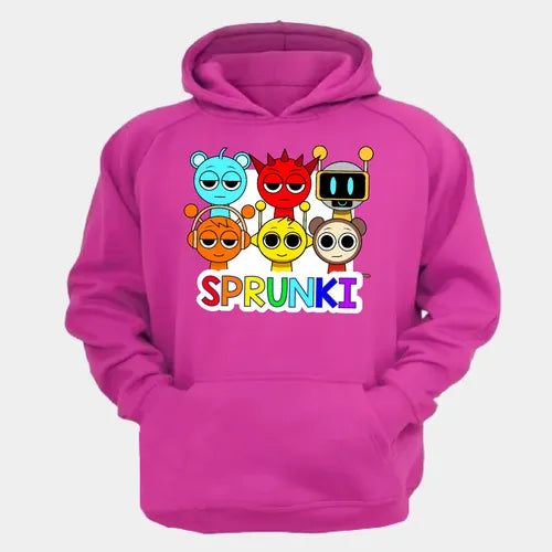 Polerón Canguro Algodón Niños Sprunki Roblox