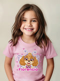 Polera Skye Paw Patrol Hada Niñas Personalizada Algodón 3