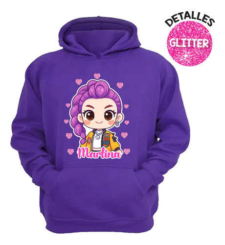 Buzo Rumi Huntrix Demon Hunters Kpop Personalizado