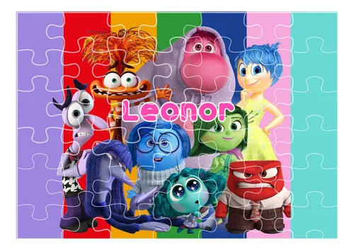 Puzzle Rompecabezas Intensamente 2 Personalizado Niñas