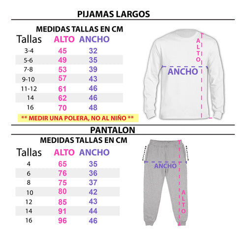 Pijama Largo Niña Frozen Personalizado Algodón