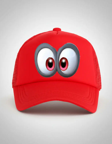 Jockey Gorro Niños Mario Odyssey Capi Regalo Navidad Rojo