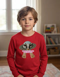 Polera Manga Larga Algodón Niños Vaca Saturno Saturnina