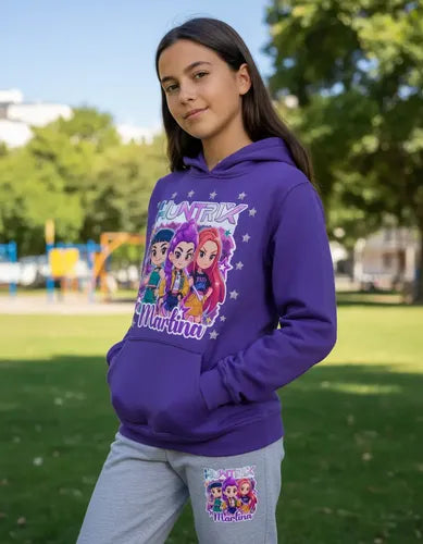 Buzo Huntrix Demon Hunters K Pop Personalizado D1