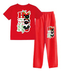 Pijama Largo Mickey Ho Ho Ho 2 Navidad Niños Algodón