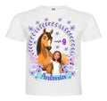 Polera Spirit Niña Cumpleaños Personalizada 100% Algodón