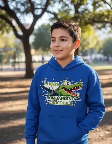 Polerón Canguro Bombardino Cocodrilo Personalizado Niños